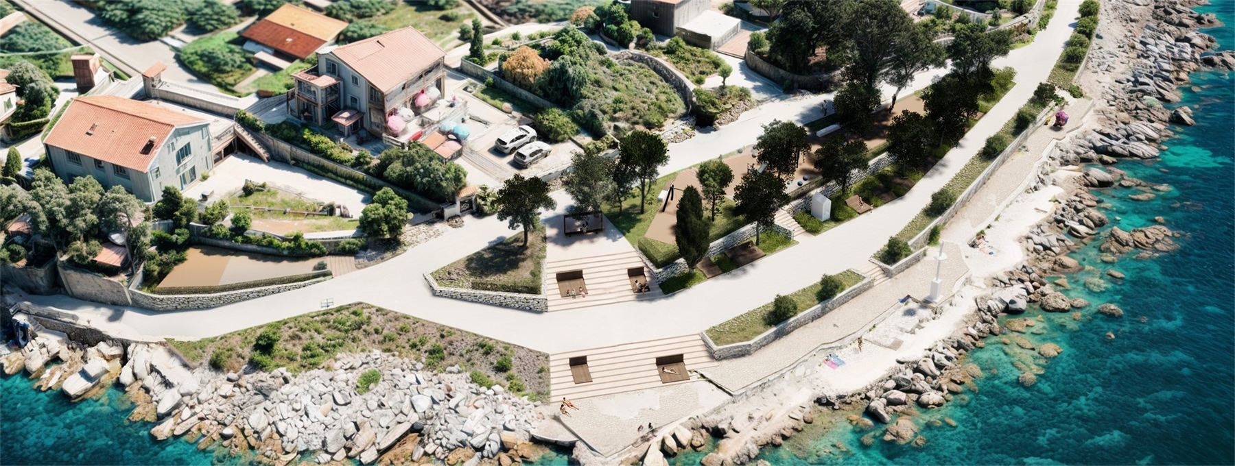 Park i igralište Lun, Lun, otok Pag — 2
