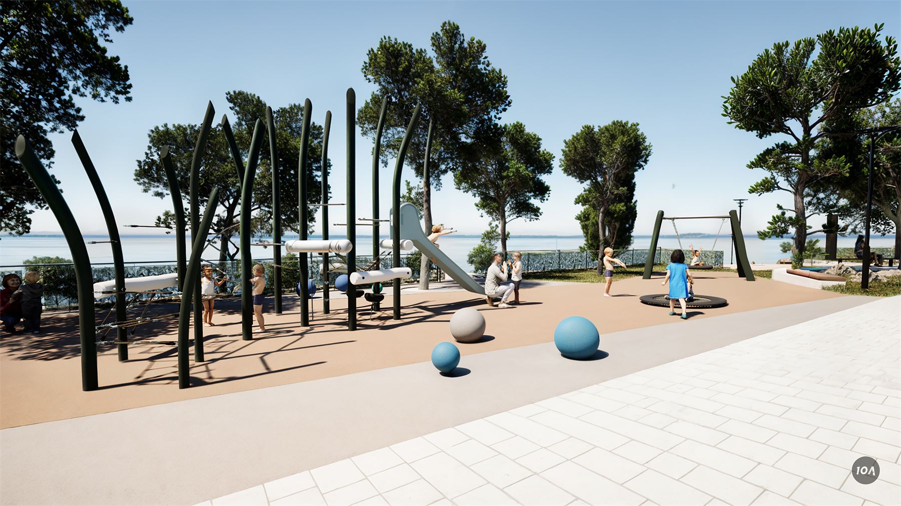 Park i igralište Lun, Lun, otok Pag — 3