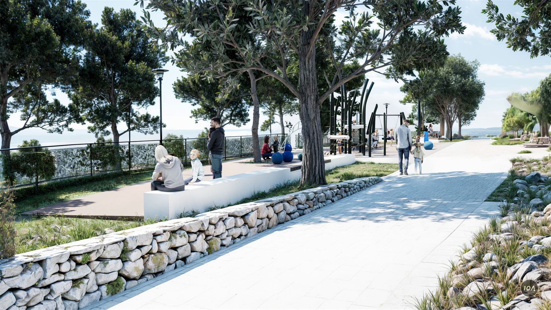 Park i igralište Lun, Lun, otok Pag — 11
