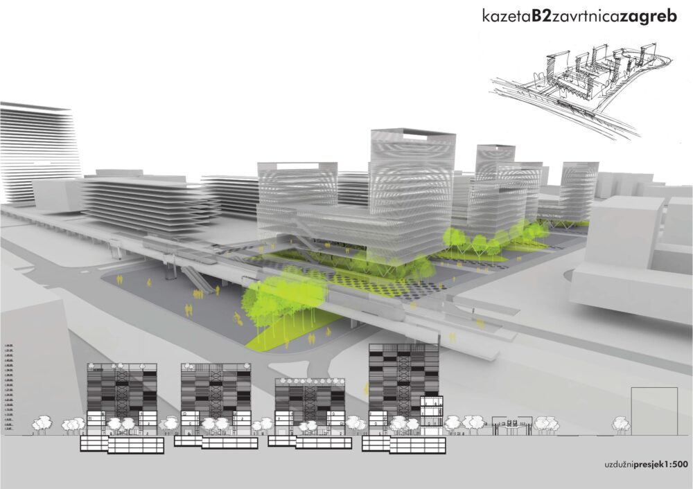 Blok B2 Zavrtnica, Zagreb